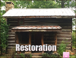 Historic Log Cabin Restoration  Springboro, Ohio